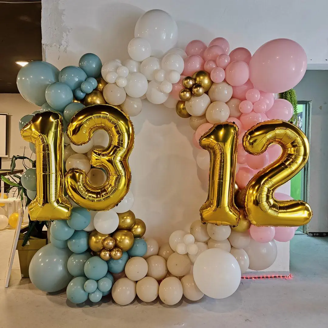 עיצוב בלונים לבת מצווה